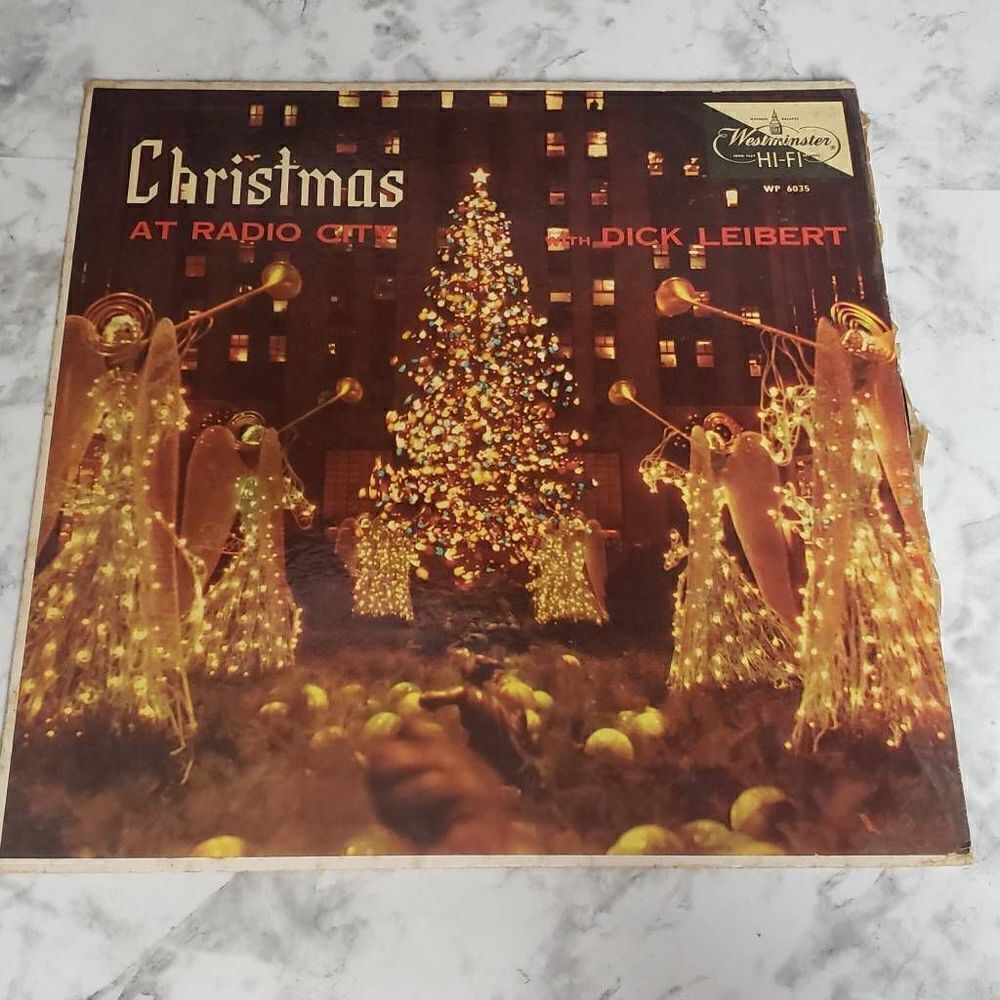 Christmas At Radio City with‎ Dick Leibert Record Vinyl